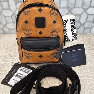 New Authentic MCM STARK Mini CROSSBODY IN VISETOS MMR CAVE01 CO001